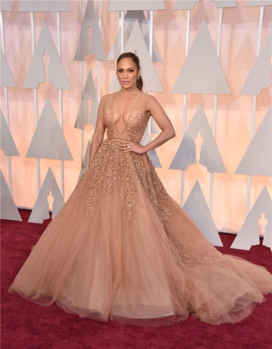 peinado oscar Jennifer Lopez 2015