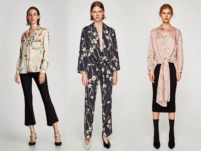 Estilo pijama. Los tres looks de Zara