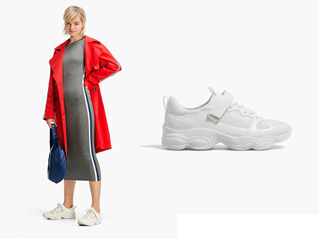 vestido-zapatillas COMBINA TUS LOOKS CON LAS ZAPATILLAS DEPORTIVAS DEL MOMENTO