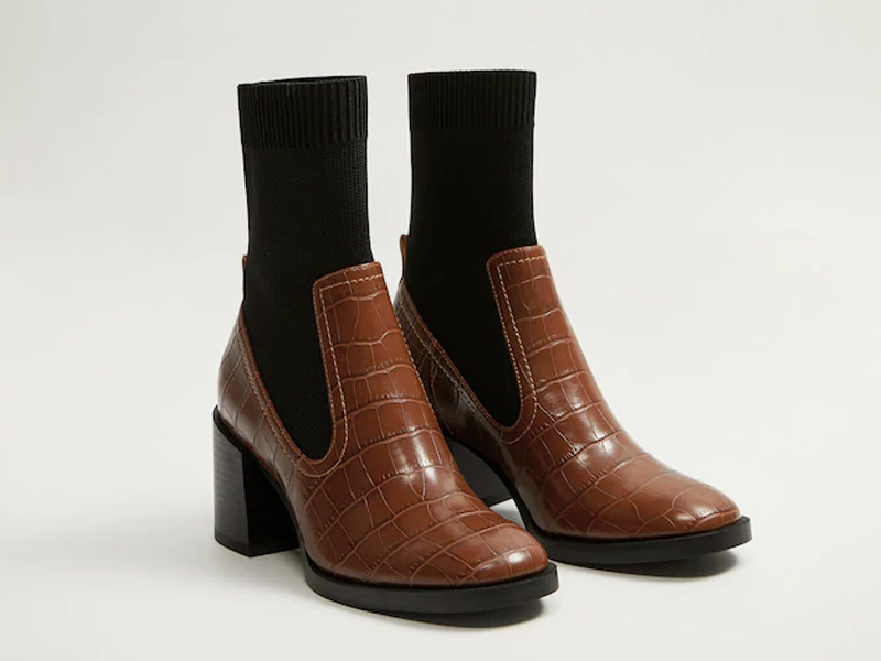 calcetin-botin-mango LOS ZAPATOS DE MODA EN OTOÑO 2019 Y CÓMO COMBINARLOS