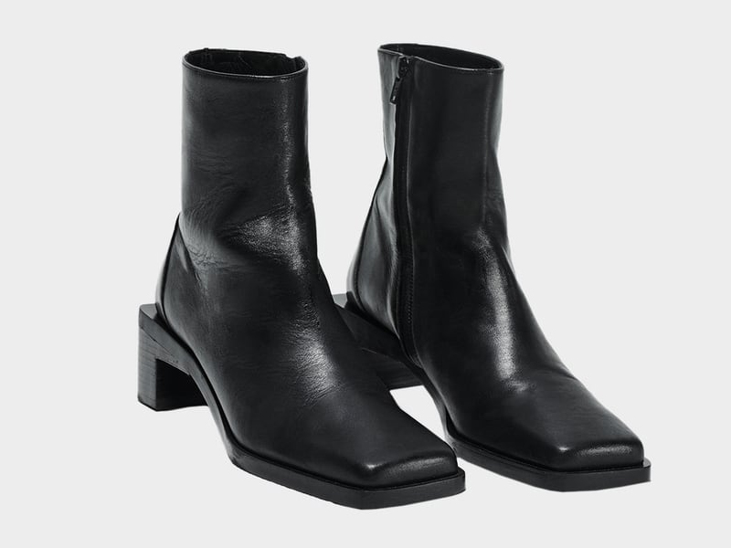tacon-cuadrado-zara LOS ZAPATOS DE MODA EN OTOÑO 2019 Y CÓMO COMBINARLOS