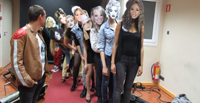 LAS MODELOS DE C&M EN UN DESFILE PARA TV3